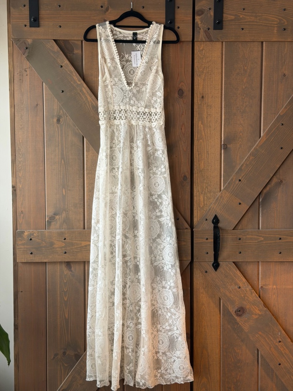 Windsor Ivory Lace Maxi Dress